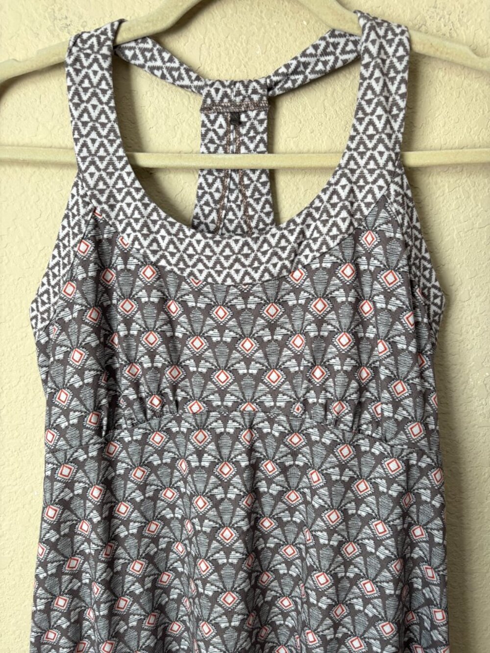 Prana Cali Sleeveless Racerback Printed Day Athleisure Backyard Dress - Picture 2 of 11